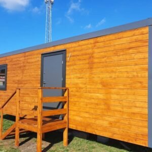 Conteneur habitable en bois, mobile, 26m2