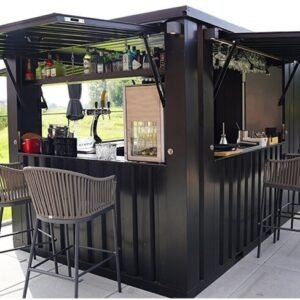CONTENEUR BAR EXTÉRIEUR AMOVIBLE 8 X 2 MÈTRES 26FT