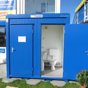 Bungalow box 3,3 m² : duo cabines WC [8 pieds]