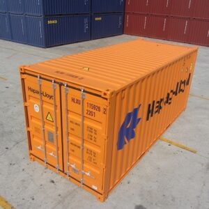 Container 20 Pieds Orange 1er voyage (Neuf)